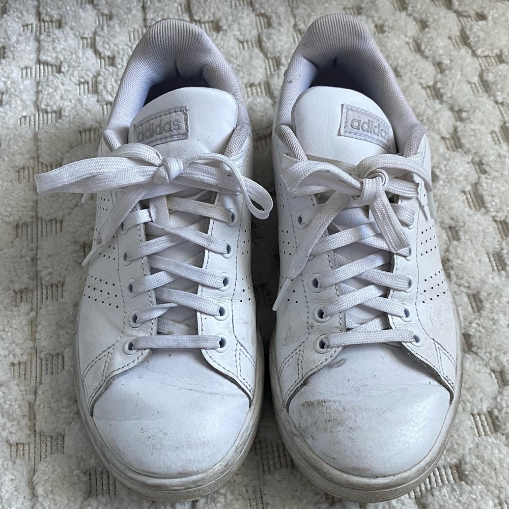 Adidas Cloudfoam Advantage White Sneakers